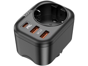 سوکت برق و 2 یو اس بی و 1 تایپ سی هوکو Hoco Multifunctional socket NS3 EU / GER