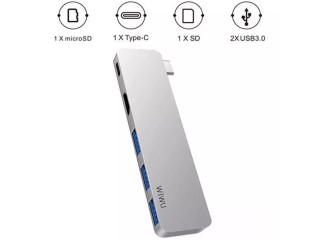 هاب تایپ سی 5 پورت فلزی ویوو WiWU T6 Pro Type-C Hub