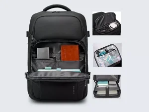 کوله پشتی یو اس بی دارد ضد آب لپ تاپ 15.6 اینچ بنج BANGE BG-7690 Waterproof Laptop Backpack