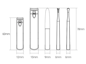 ست مانیکور شیائومی Xiaomi Manicure set Nextool Nail Clipper Set MS20015