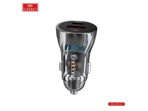 شارژ فندکی تایپ سی و یو اس بی 48 وات ارلدام Earldom ES-CC17 Car Charger USB C+A 3.0A