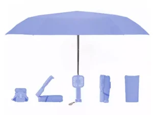 چتر بارانی و آفتابی دارای مینی پنکه شارژی Mini Fan Umbrella Product ST-200