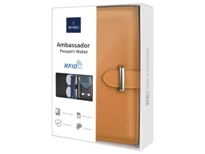 کیف پول و کیف پاسپورتی مردانه ویوو Wiwu APWBL Ambassador Passport Wallet