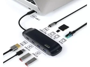 هاب تایپ سی 8 پورت کوتسی Coteci 8in1 USB-C Hub 16005