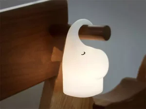 چراغ خواب فانتزی رومیزی شارژی قابل حمل اتاق کودک HBKDX-01 domi elephant new 3D silicone led night lamp