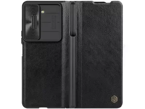 کیف محافظ سامسونگ زد فولد 5 نیلکین Nillkin Samsung Galaxy Z Fold 5/W24 Qin Pro leather case