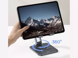 هولدر رومیزی تبلت 360 درجه بیسوس Baseus Desktop Biaxial Foldable Metal Tablet Stand Rotatable Version Space BS-HP006A B10431801811-00