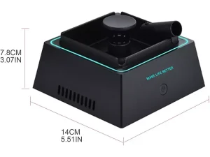 زیرسیگاری تصفیه هوا بدون دود با نور ال‌ای‌دی چند منظوره Smokeless 2 in 1 Air Purifier Ashtray Air Purifier Ashtrays with LED Light