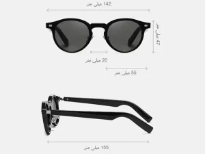 عینک آفتابی پلاریزه یووی 400 زنانه karen bazaar CT2006 New sunglasses Korean style