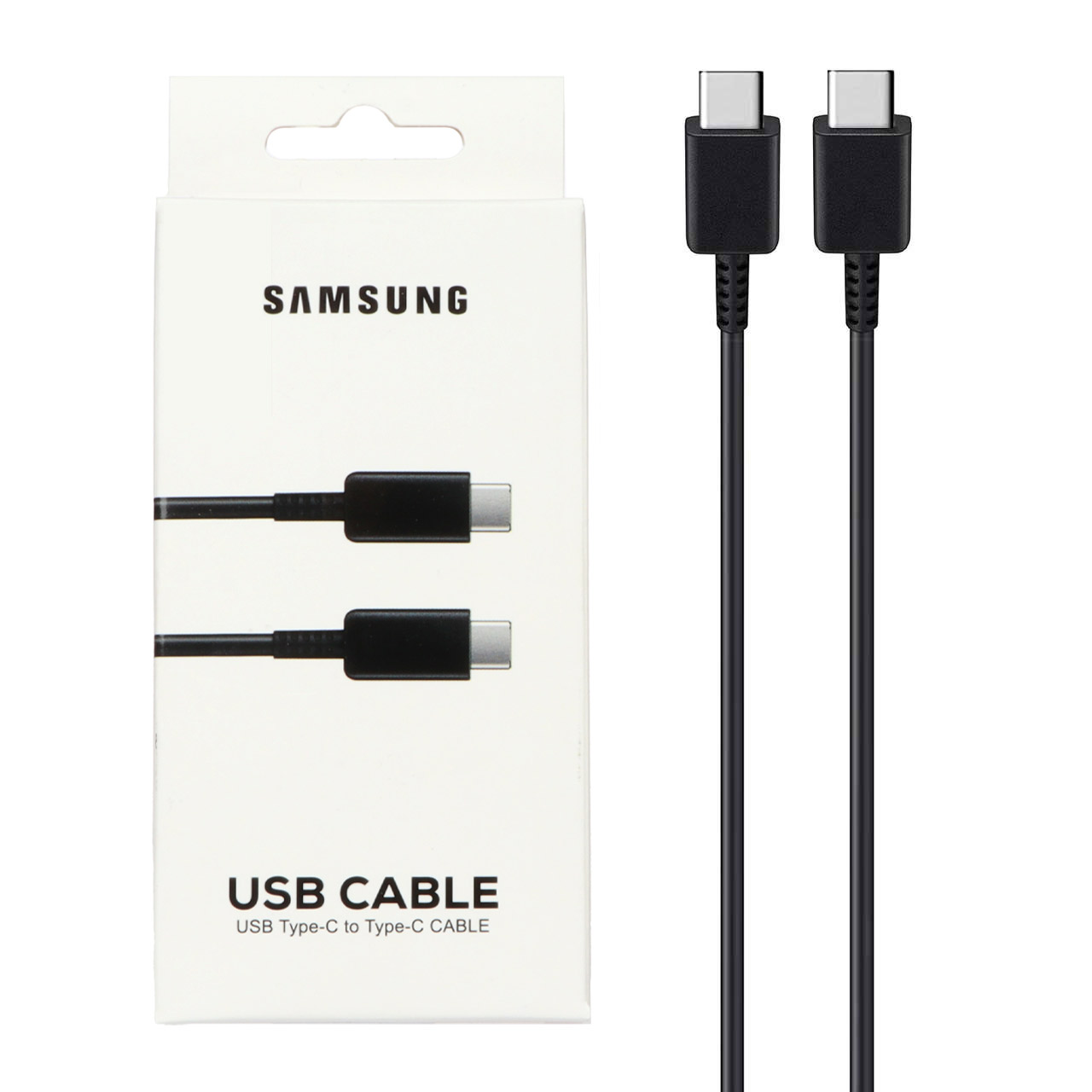 کابل شارژ SAMSUNG Type-C to Type-C مدل S23 PD - مشکی - DST (گارانتی شش ماهه) - درجه یک