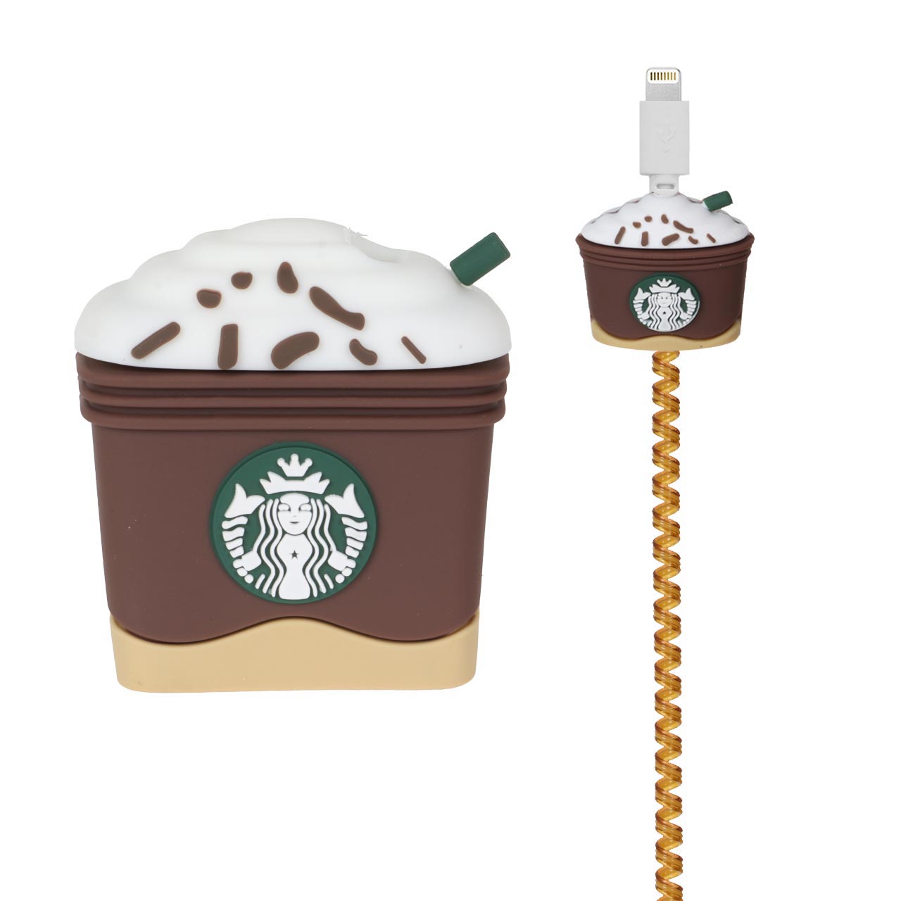 ست سیلیکونی عروسکی محافظ کابل و شارژر شیائومی 120 وات - طرح 38