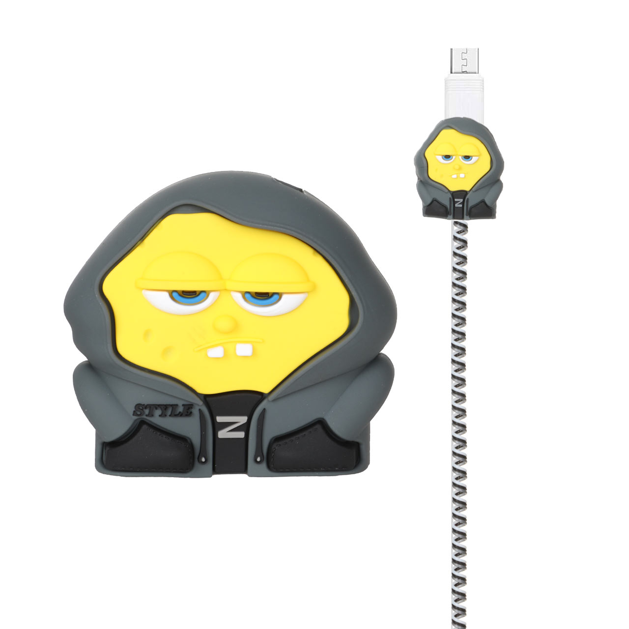 ست سیلیکونی عروسکی محافظ کابل و شارژر شیائومی 67 وات - طرح 37