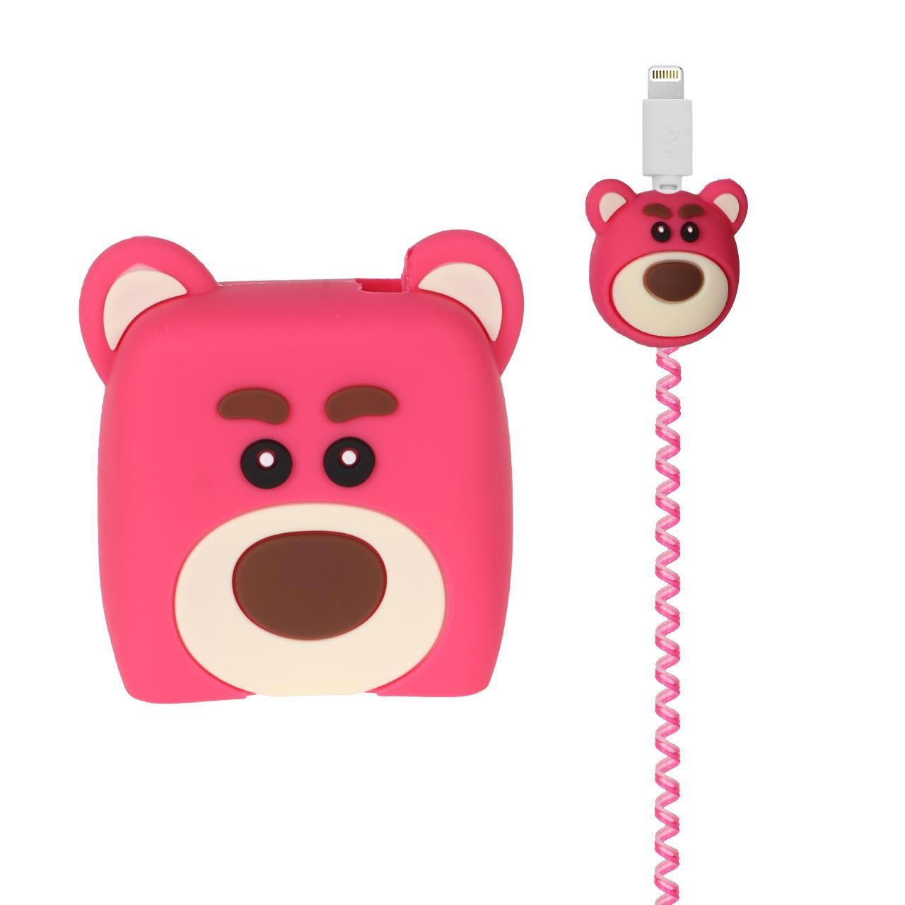 ست سیلیکونی عروسکی محافظ کابل و شارژر شیائومی 67 وات - طرح 30