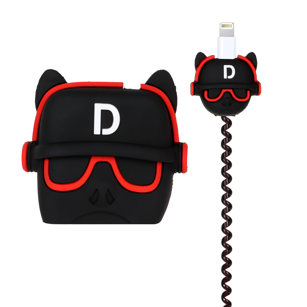 ست سیلیکونی عروسکی محافظ کابل و شارژر شیائومی 67 وات - طرح 26