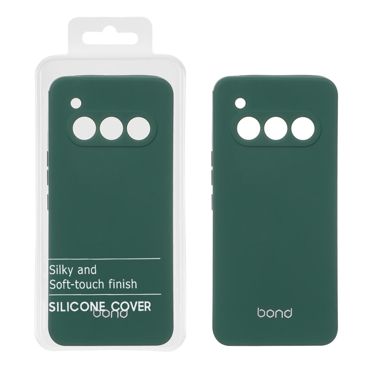 قاب نیو سیلیکون محافظ لنزدار Daria Bond 2 lite - RFF - سبز تیره (پک دار)