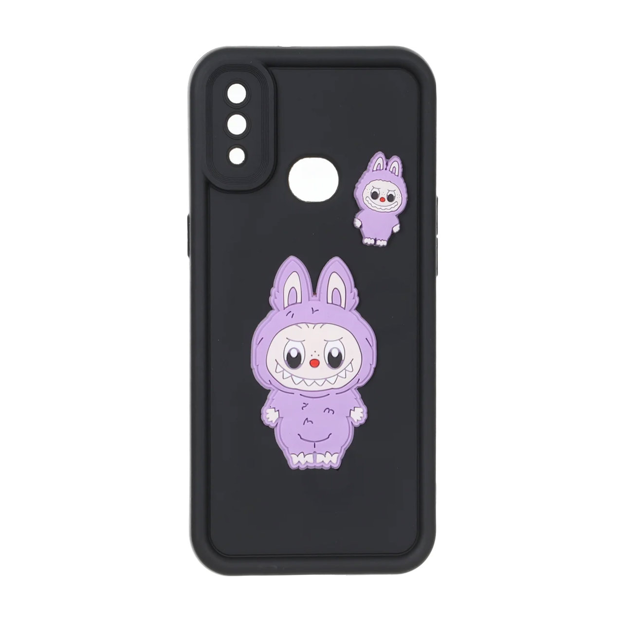 قاب Solid Case عروسک برجسته محافظ لنزدار Samsung Galaxy A10s - مشکی کد 1