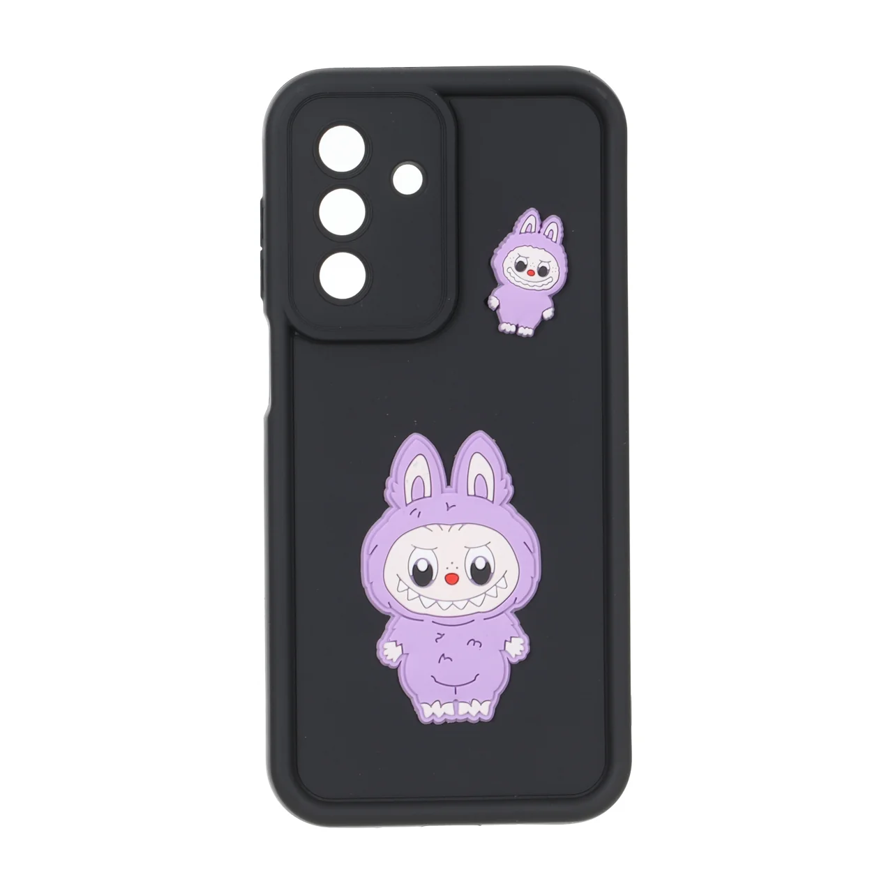 قاب Solid Case عروسک برجسته محافظ لنزدار Samsung Galaxy A17 / A26 - مشکی کد 1