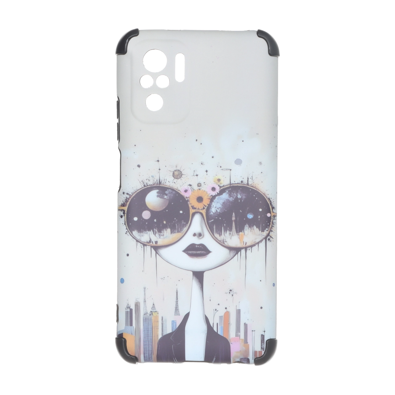 قاب طرح دار بامپردار Xiaomi Redmi Note 10 4G / Redmi Note 10S / Poco M5S - کد 11783
