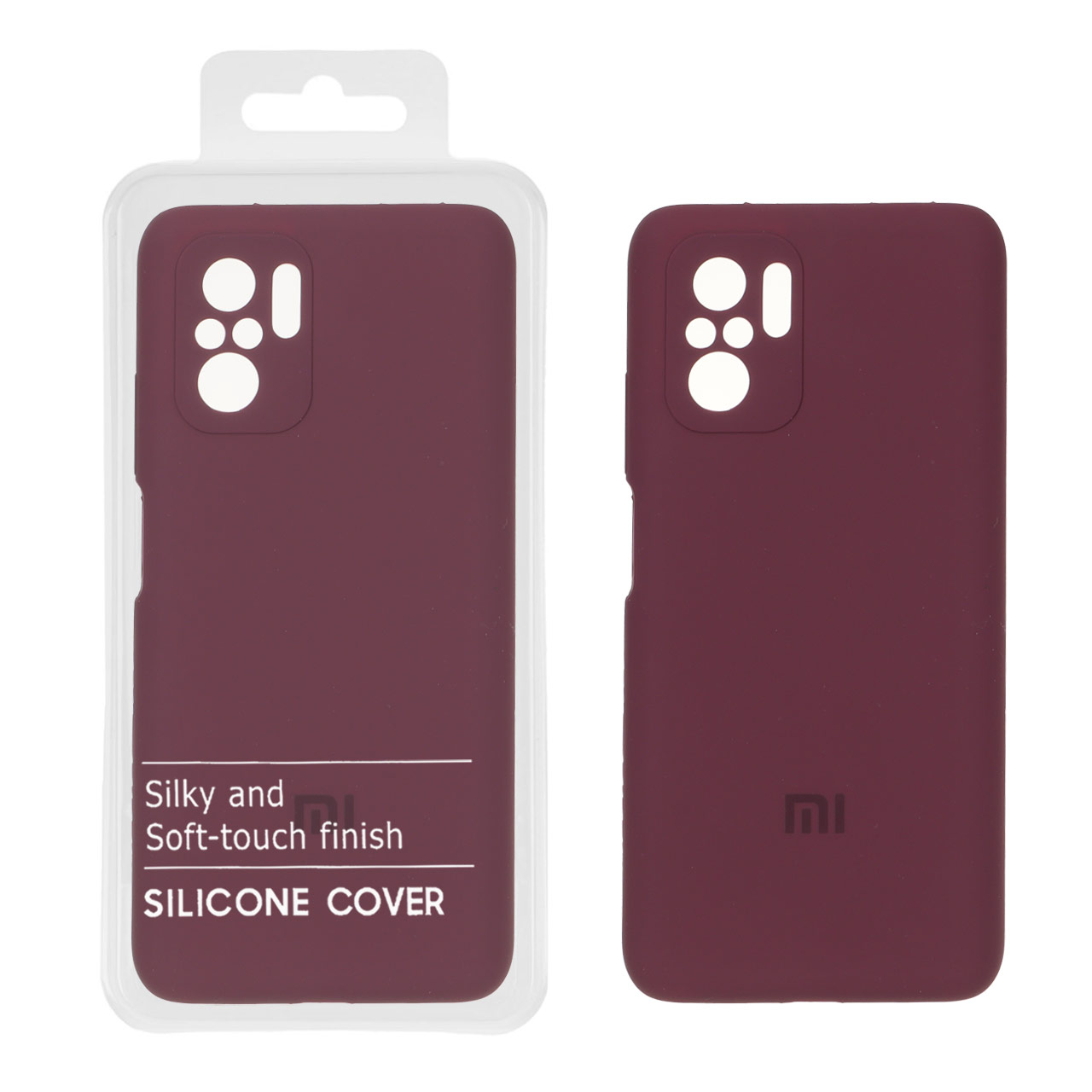 قاب سیلیکونی پاک کنی اورجینال Master Quality مدل Xiaomi Redmi Note 10 4G / Redmi Note 10S / Poco M5S - بنفش کد 2 (پک دار)