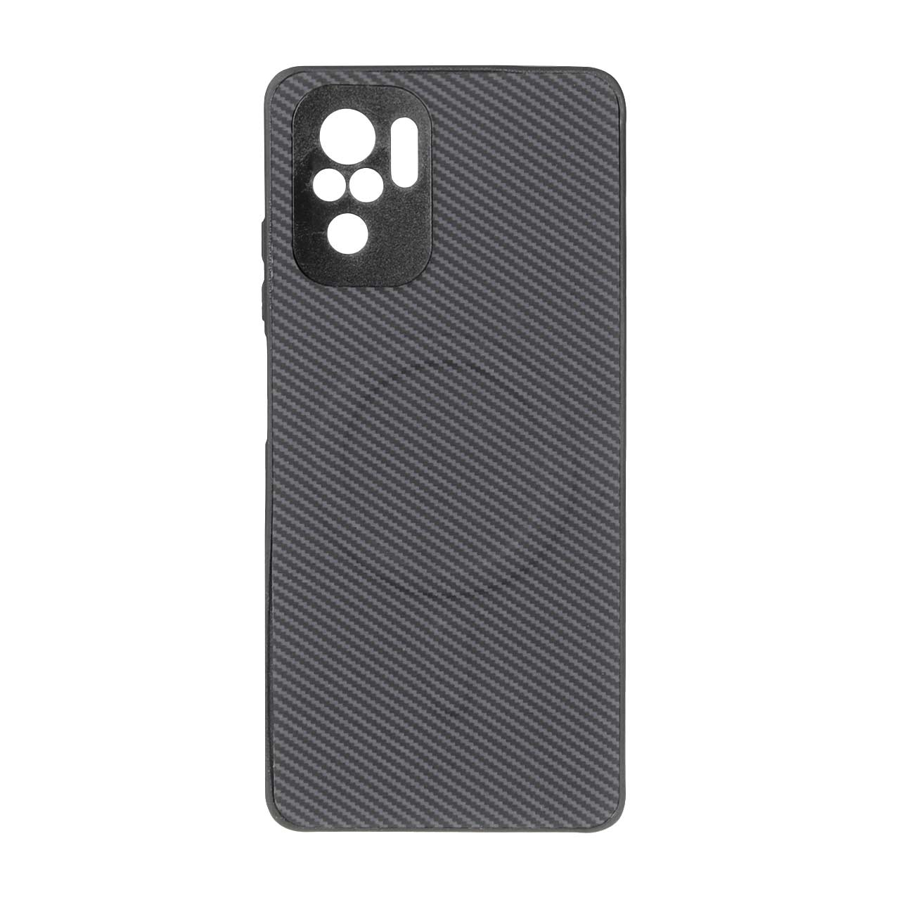 قاب هاشور MagSafe برجسته محافظ لنزدار Xiaomi Redmi Note 10 4G / Redmi Note 10S / Poco M5S - خاکستری