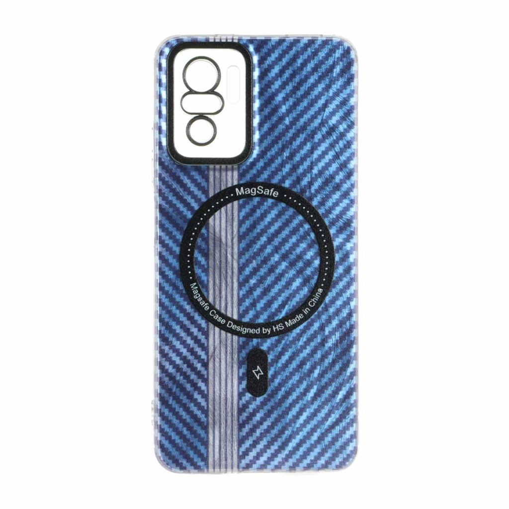 قاب اطلسی طرح مگ سیف هاشور محافظ لنزدار Xiaomi Redmi Note 10 4G / Redmi Note 10S / Poco M5S - کد 84