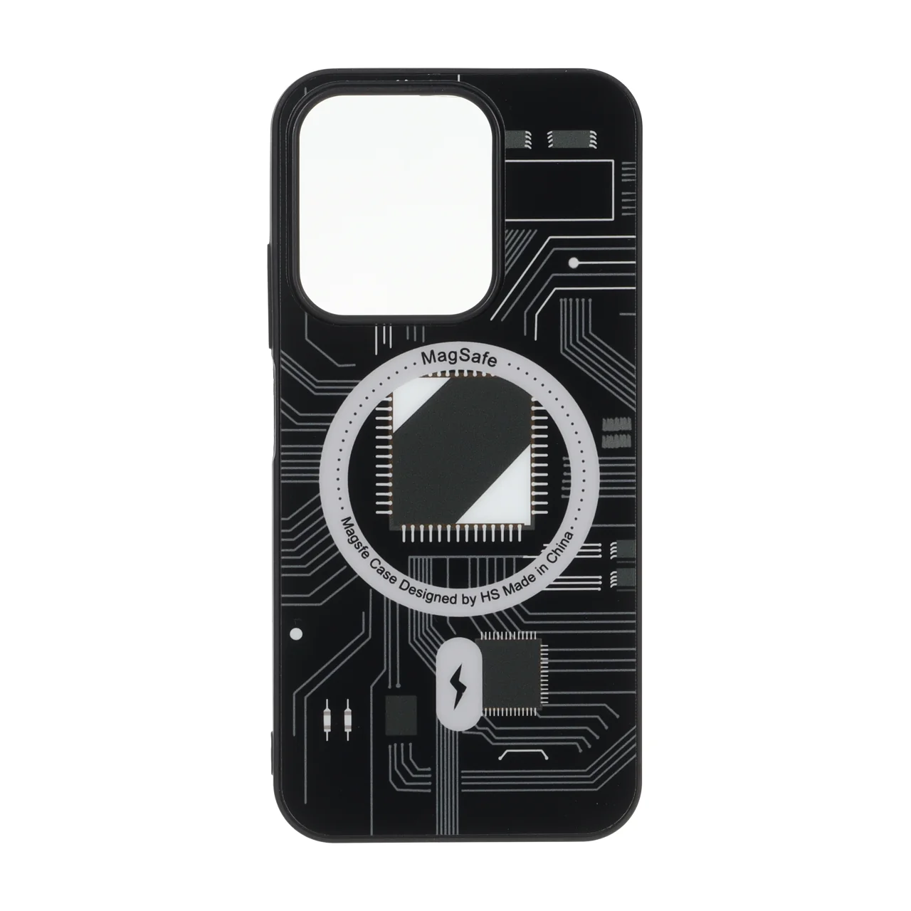 قاب تکنولوژی مات طرح مگ سیف Xiaomi Redmi 15C / Poco C85 - مشکی