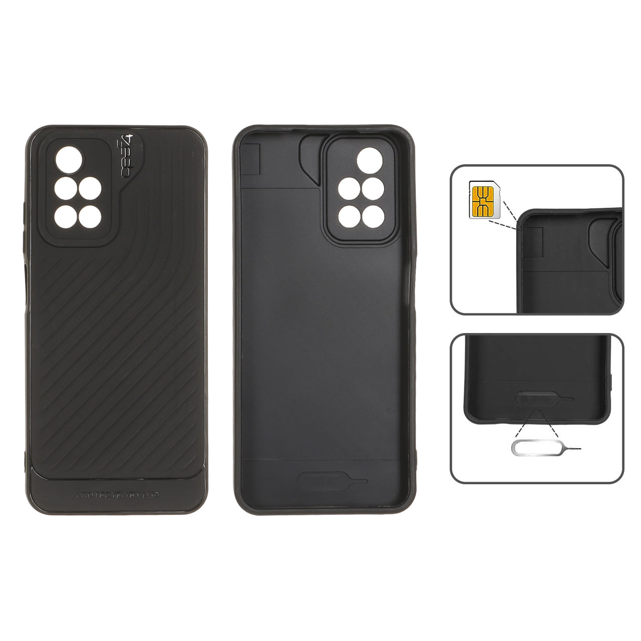 قاب Gear4 کبریتی Xiaomi Redmi 10 / Redmi 10 Prime - مشکی