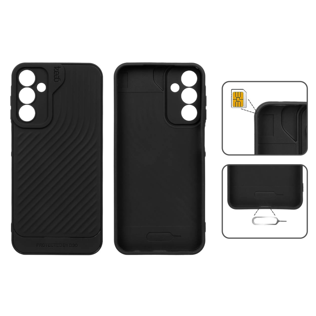 قاب Gear4 کبریتی Samsung Galaxy A15 - مشکی