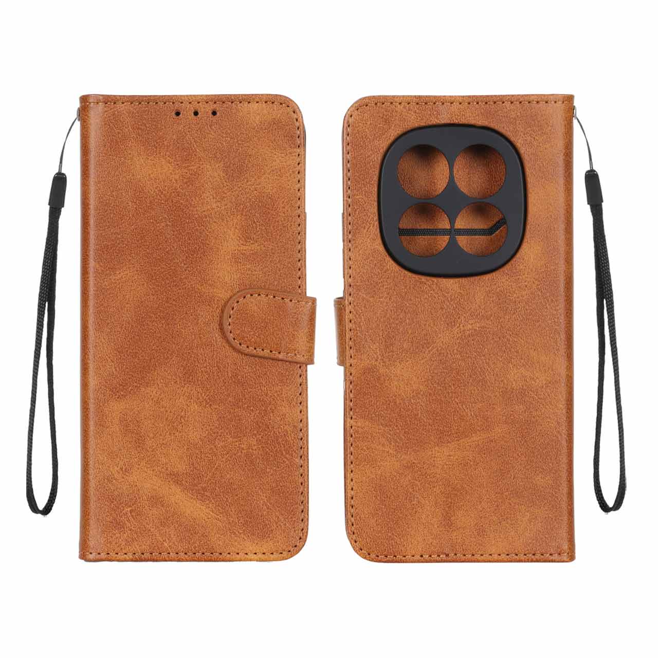 کیف موبایل مگنتی Xiaomi Redmi Note 15 Pro Plus - عسلی