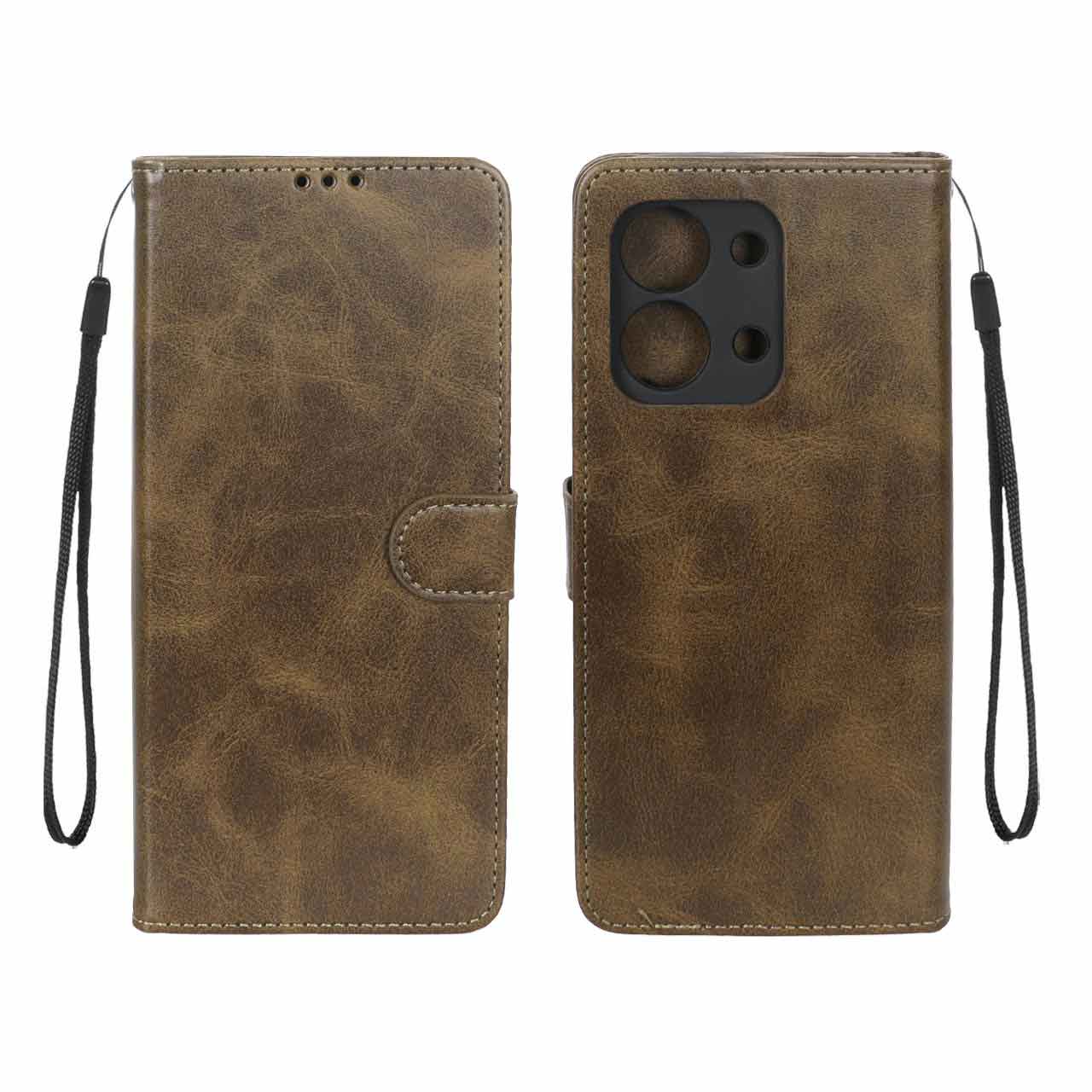 کیف موبایل مگنتی درجه یک MNC مدل Xiaomi Redmi 15C / Poco C85 - سبز زیتونی
