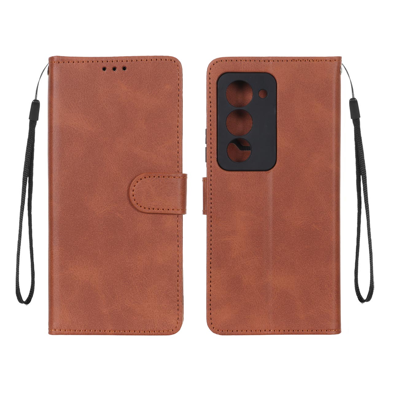 کیف موبایل مگنتی Xiaomi Redmi 15 4G - قهوه ای