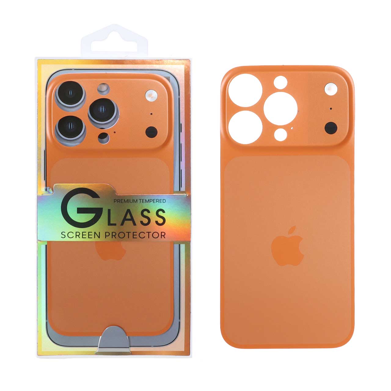 کاور تبدیل پشت گوشی مدل iPhone 16 Pro به Apple iPhone 17 Pro - نارنجی (پک دار)