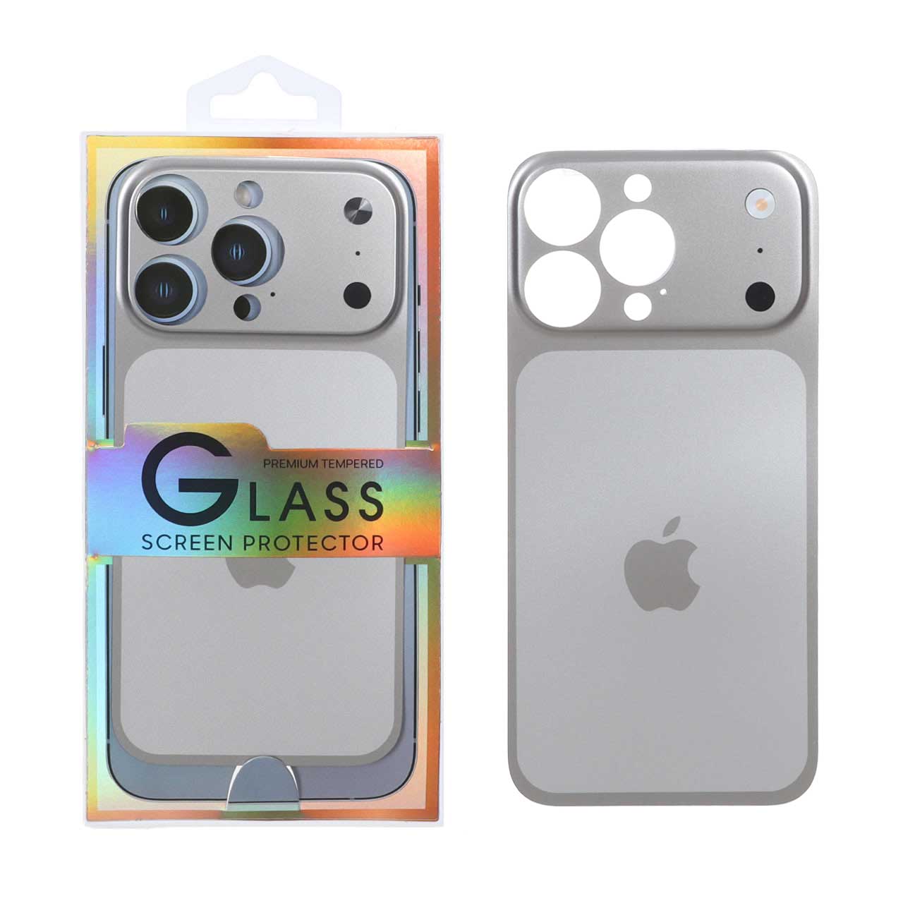 کاور تبدیل پشت گوشی مدل iPhone 16 Pro به Apple iPhone 17 Pro - نقره ای (پک دار)