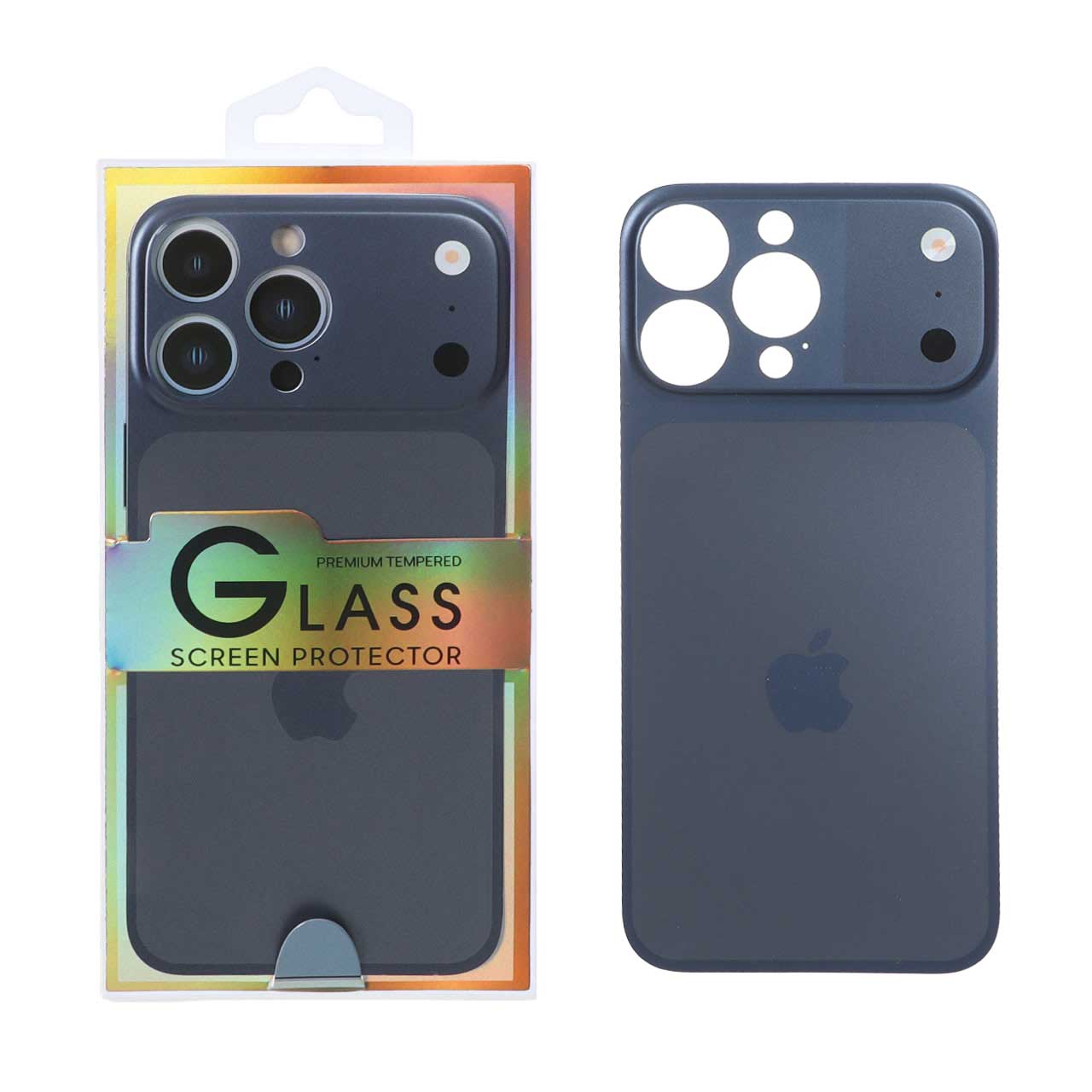 کاور تبدیل پشت گوشی مدل iPhone 15 Pro Max به Apple iPhone 17 Pro Max - آبی (پک دار)