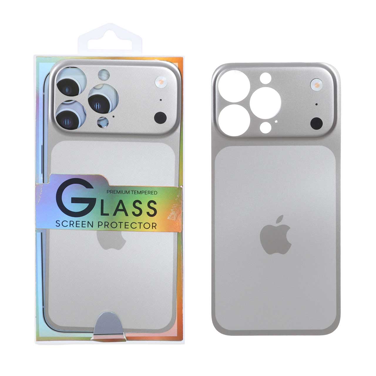 کاور تبدیل پشت گوشی مدل iPhone 14 Pro Max به Apple iPhone 17 Pro Max - نقره ای (پک دار)