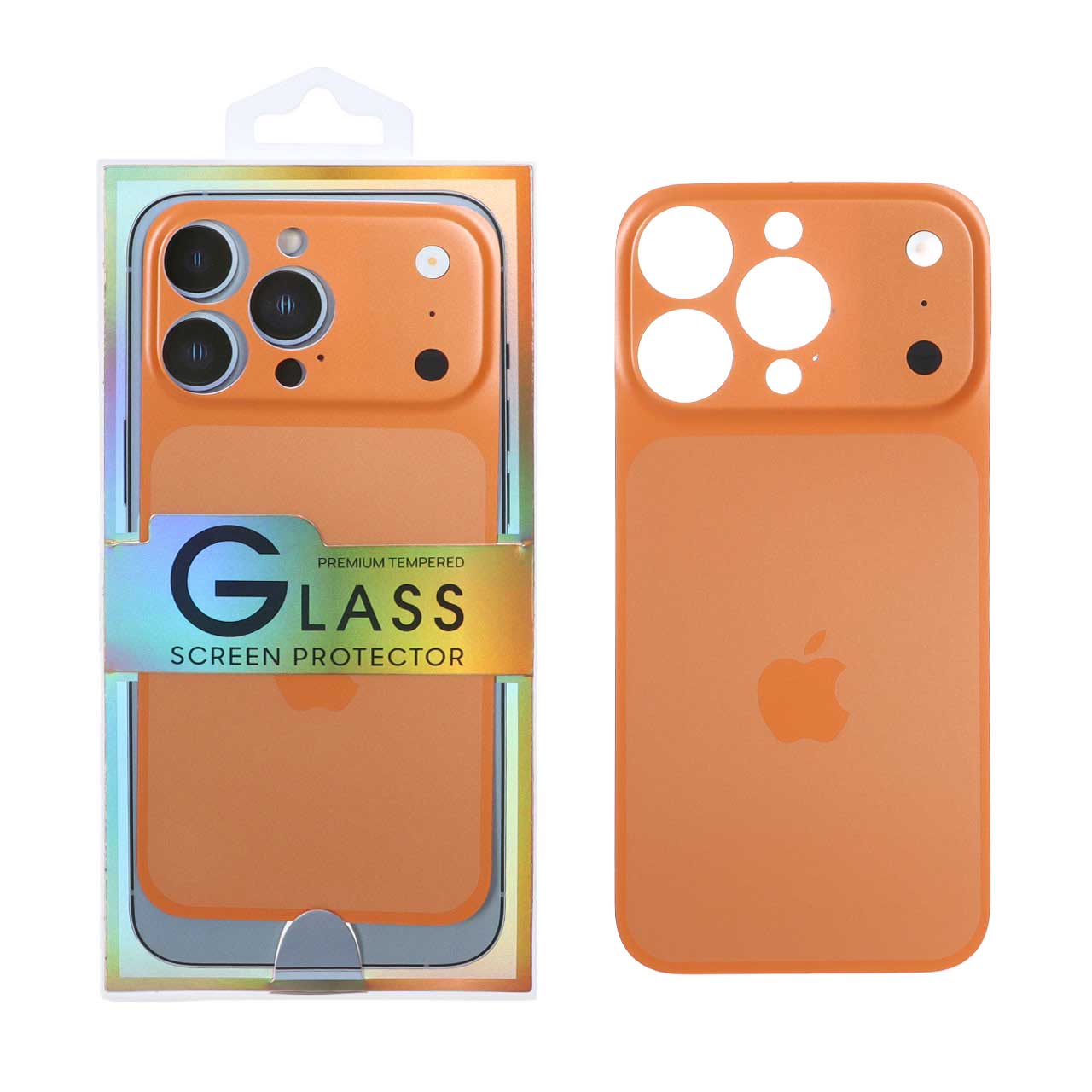 کاور تبدیل پشت گوشی مدل iPhone 13 Pro به Apple iPhone 17 Pro - نارنجی (پک دار)