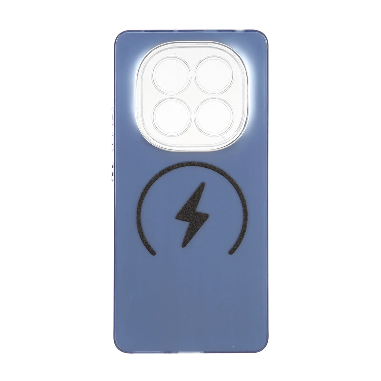 قاب SO COOL طرح مگ سیف Spark لنز شفاف Xiaomi Redmi Note 14 Pro 4G - آبی