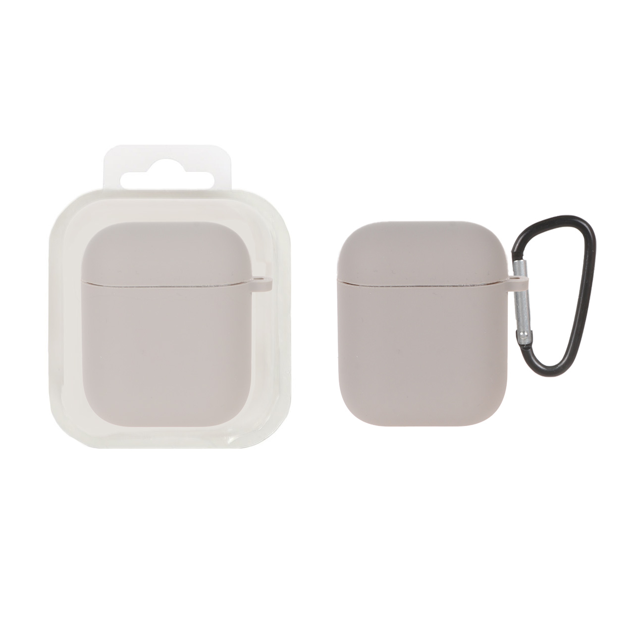 کاور ایرپاد سیلیکونی اورجینال Apple Airpods 1 / 2 - خاکی