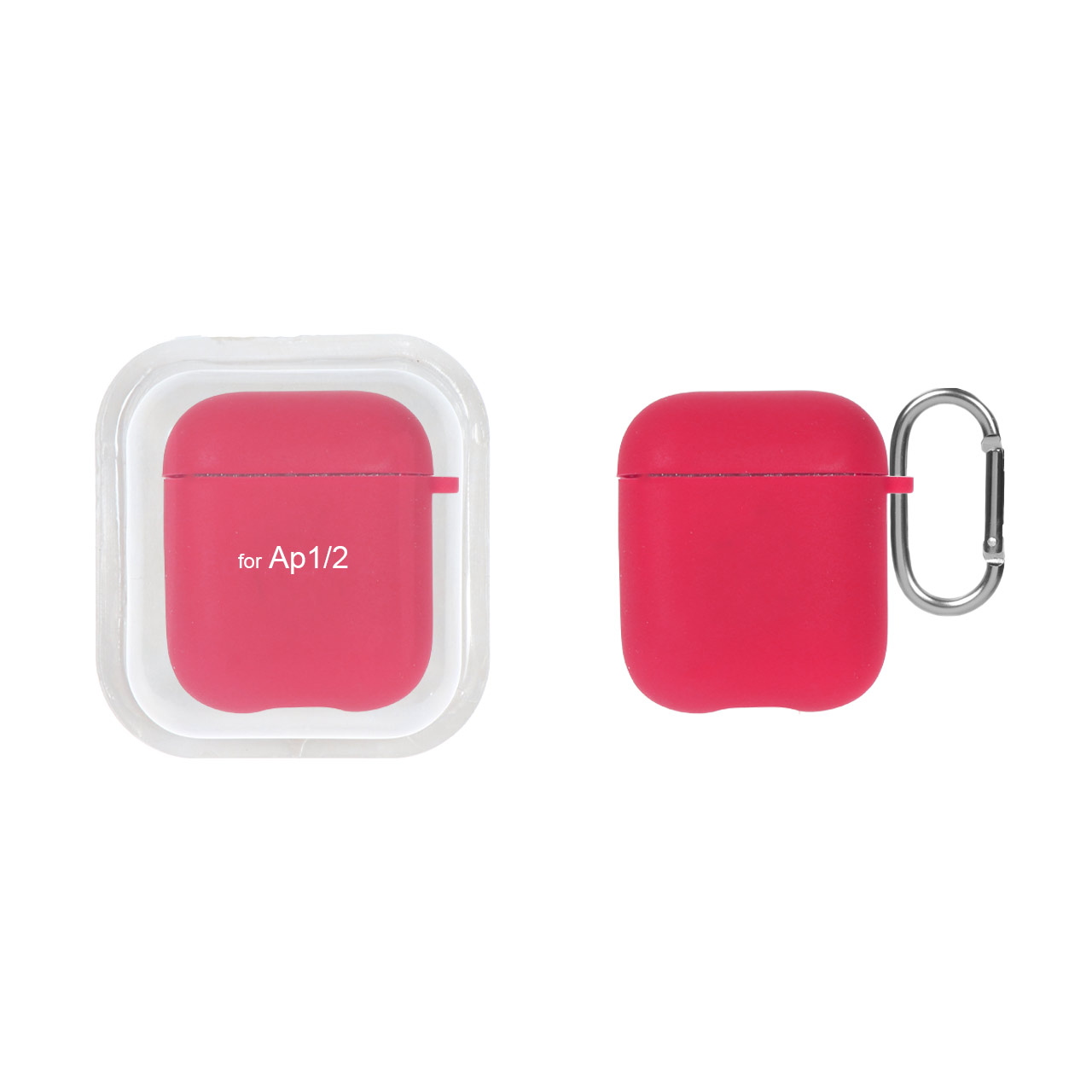 کاور ایرپاد سیلیکونی اورجینال Apple Airpods 1 / 2 - قرمز لاکی