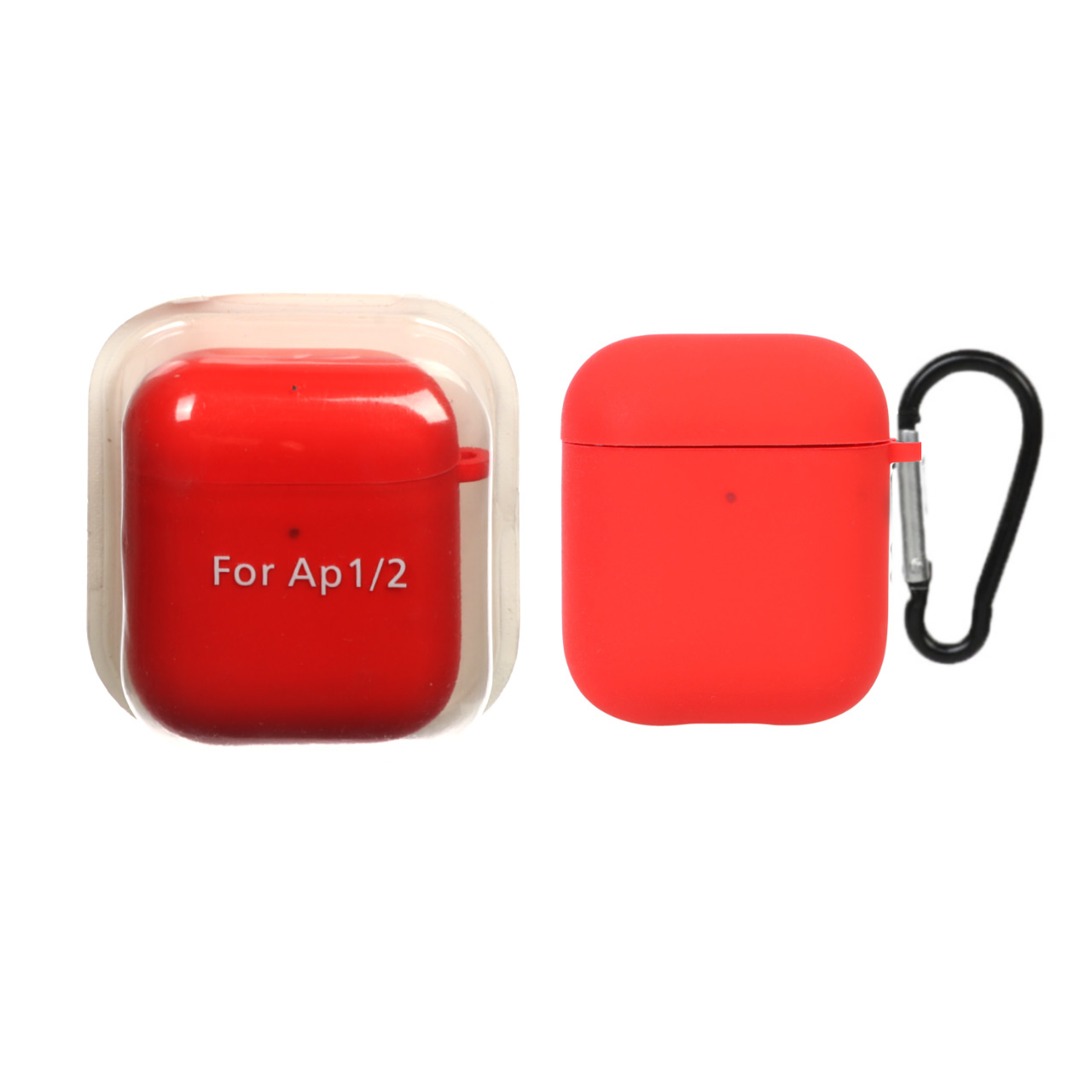 کاور ایرپاد سیلیکونی اورجینال Apple Airpods 1 / 2 - قرمز