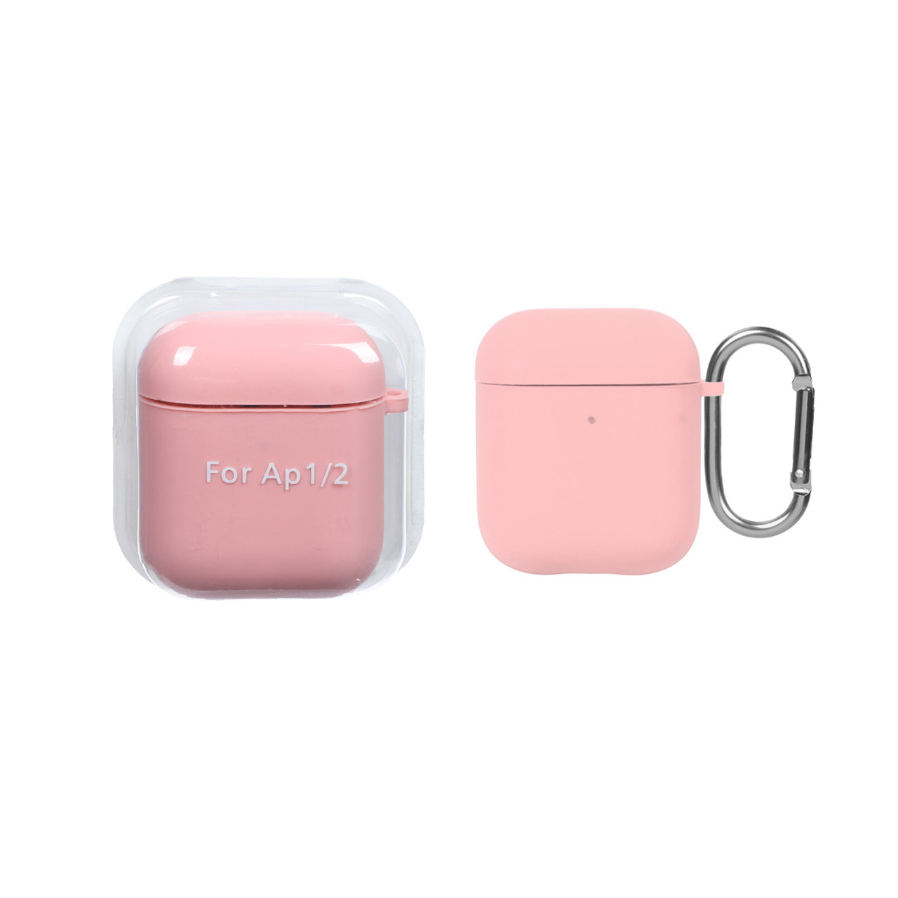 کاور ایرپاد سیلیکونی اورجینال Apple Airpods 1 / 2 - صورتی کد 3