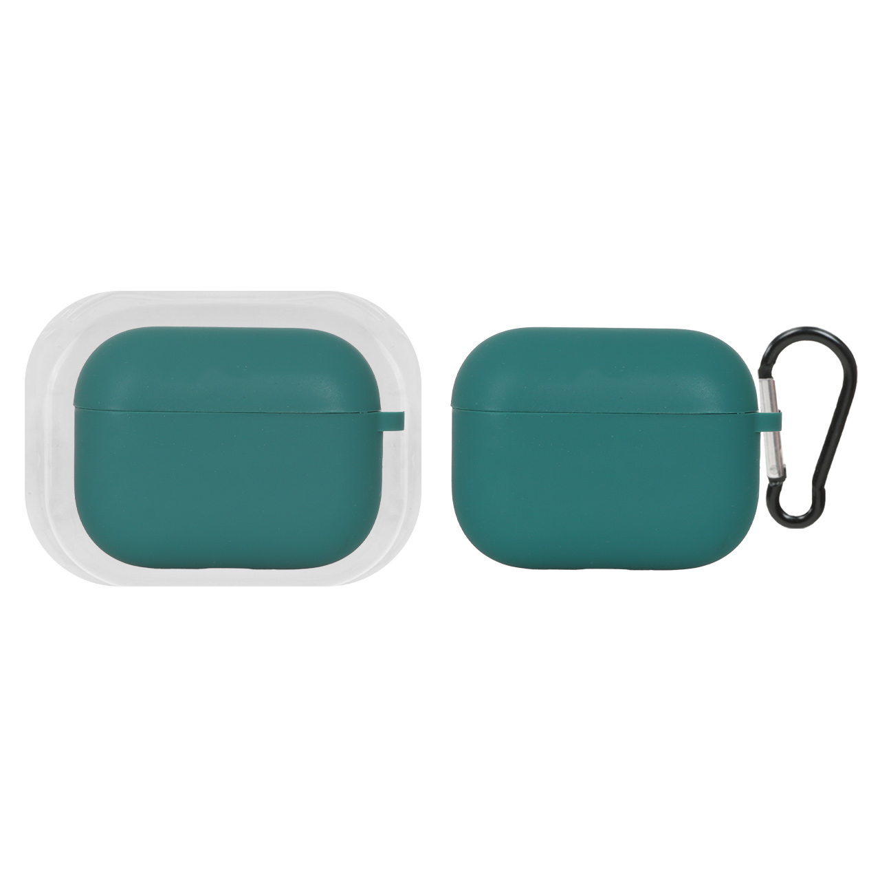 کاور ایرپاد سیلیکونی اورجینال Apple Airpods Pro 3 - سبز (پک دار)