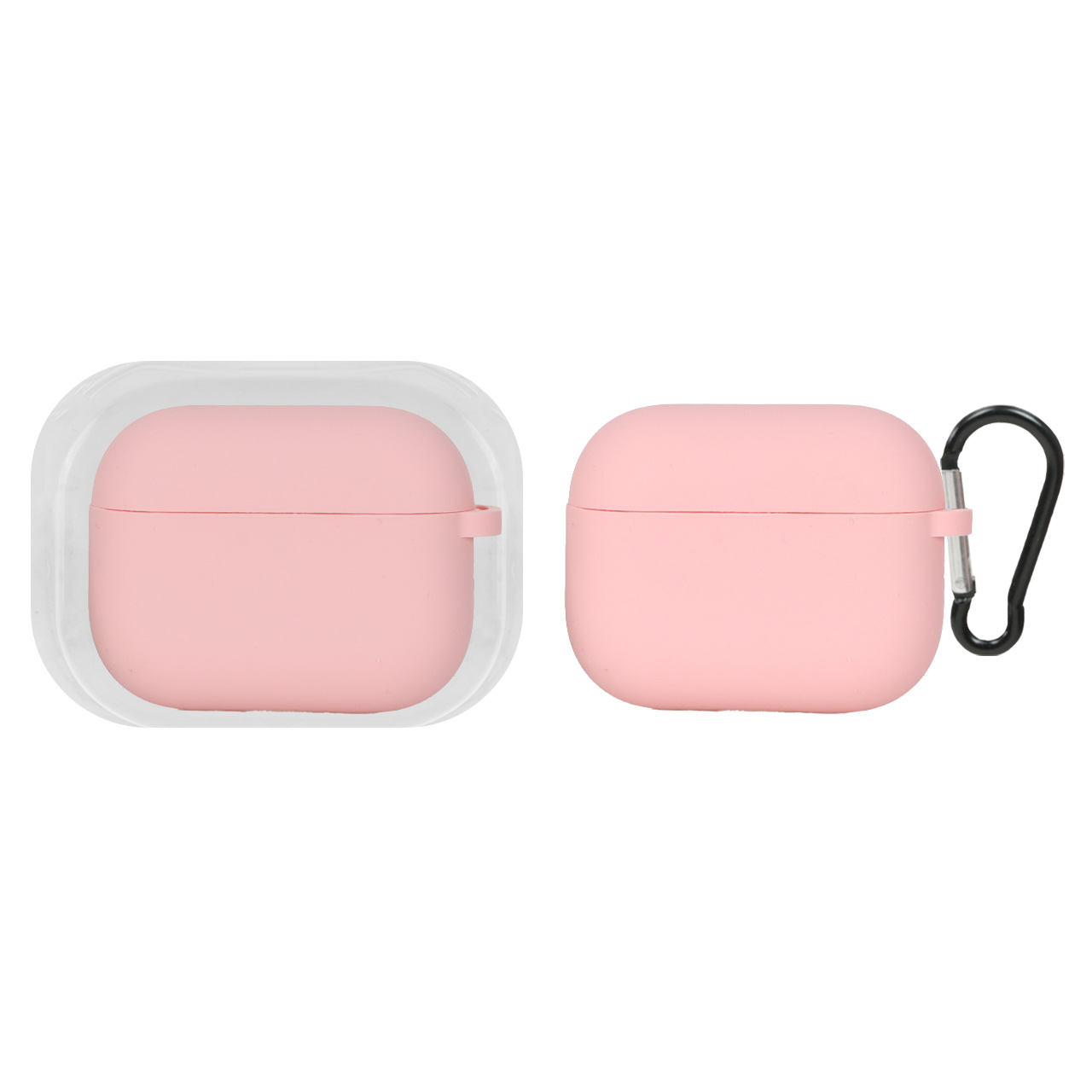 کاور ایرپاد سیلیکونی اورجینال Apple Airpods Pro 3 - صورتی (پک دار)