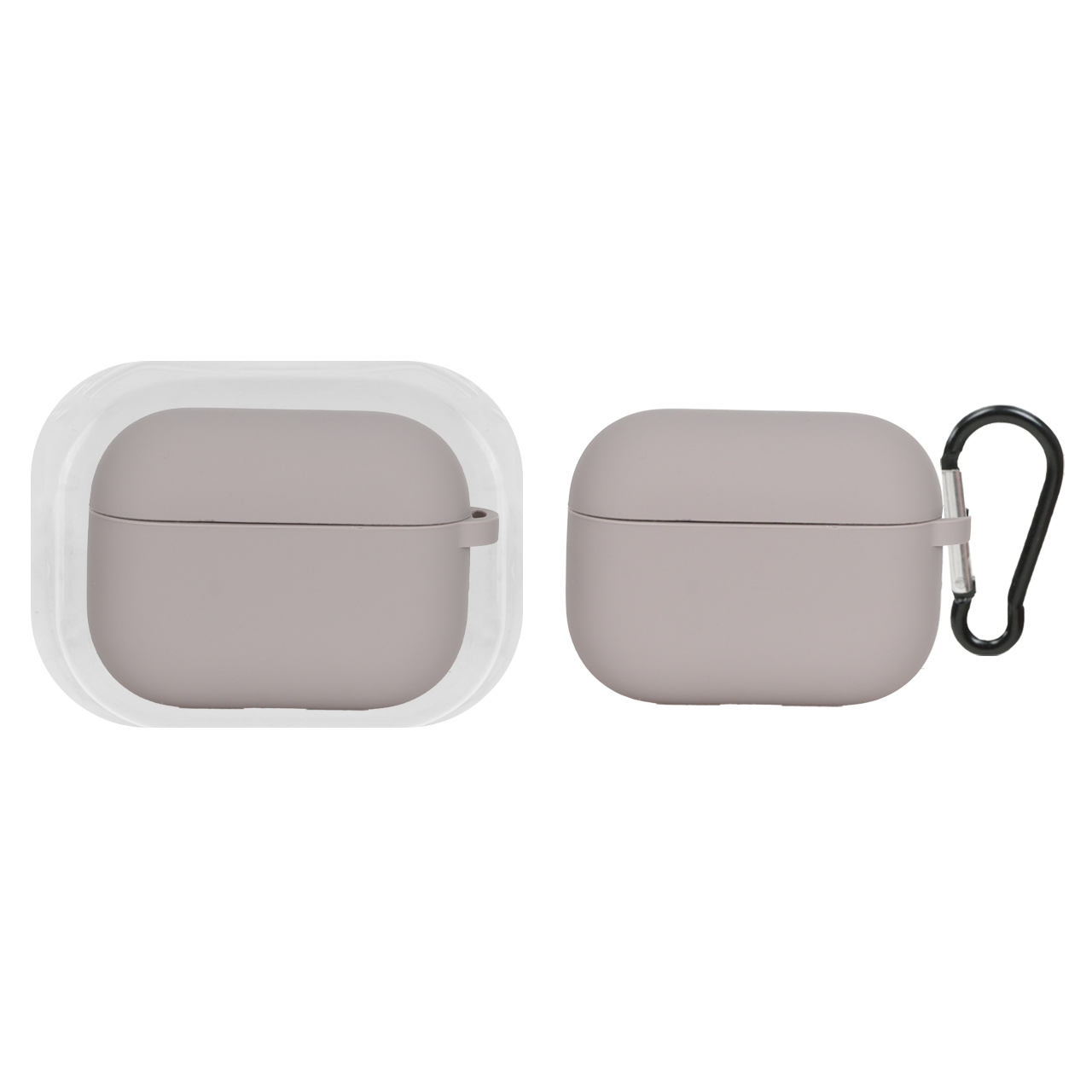 کاور ایرپاد سیلیکونی اورجینال Apple Airpods Pro 3 - خاکی (پک دار)
