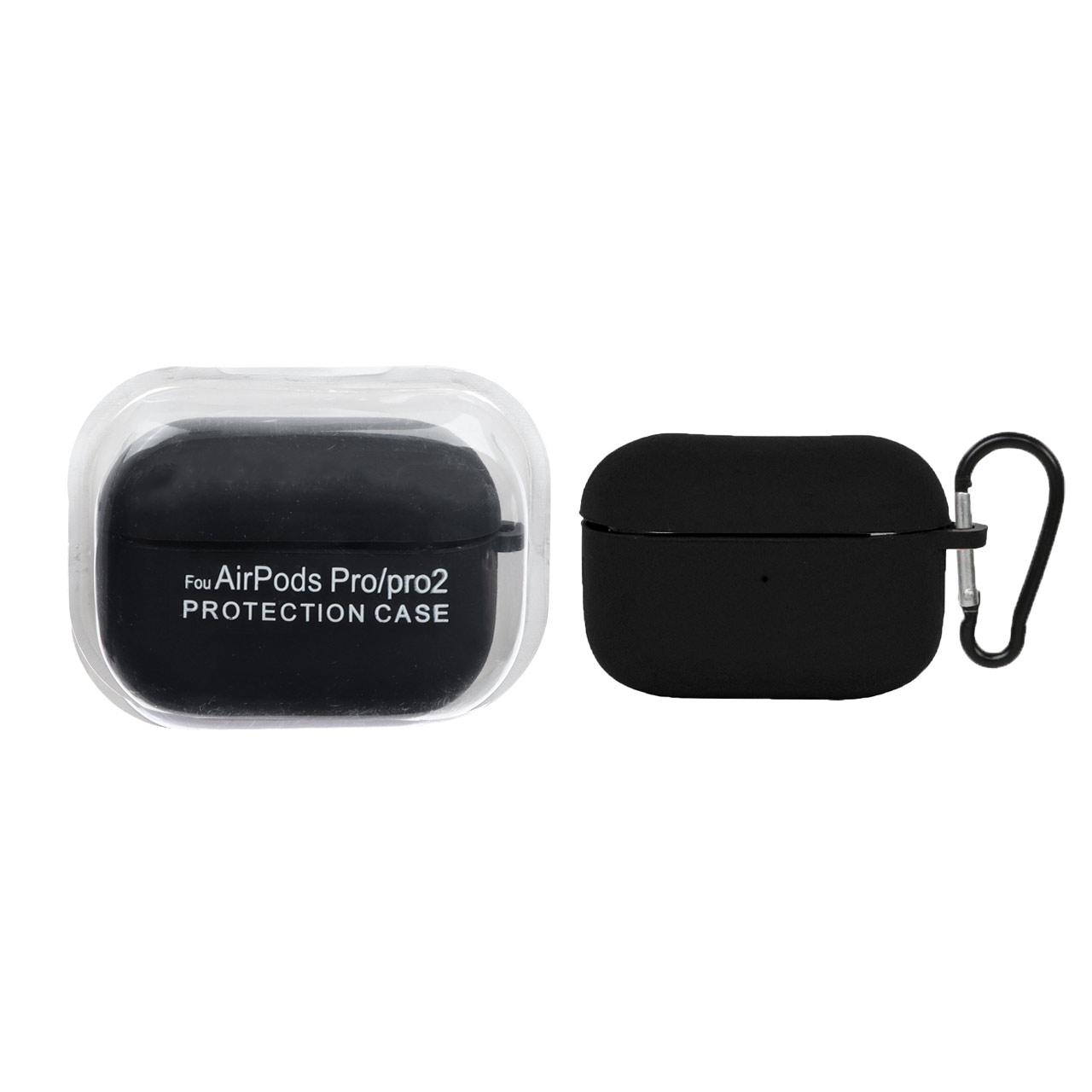 کاور ایرپاد سیلیکونی اورجینال Apple Airpods Pro 2 - مشکی کد 3