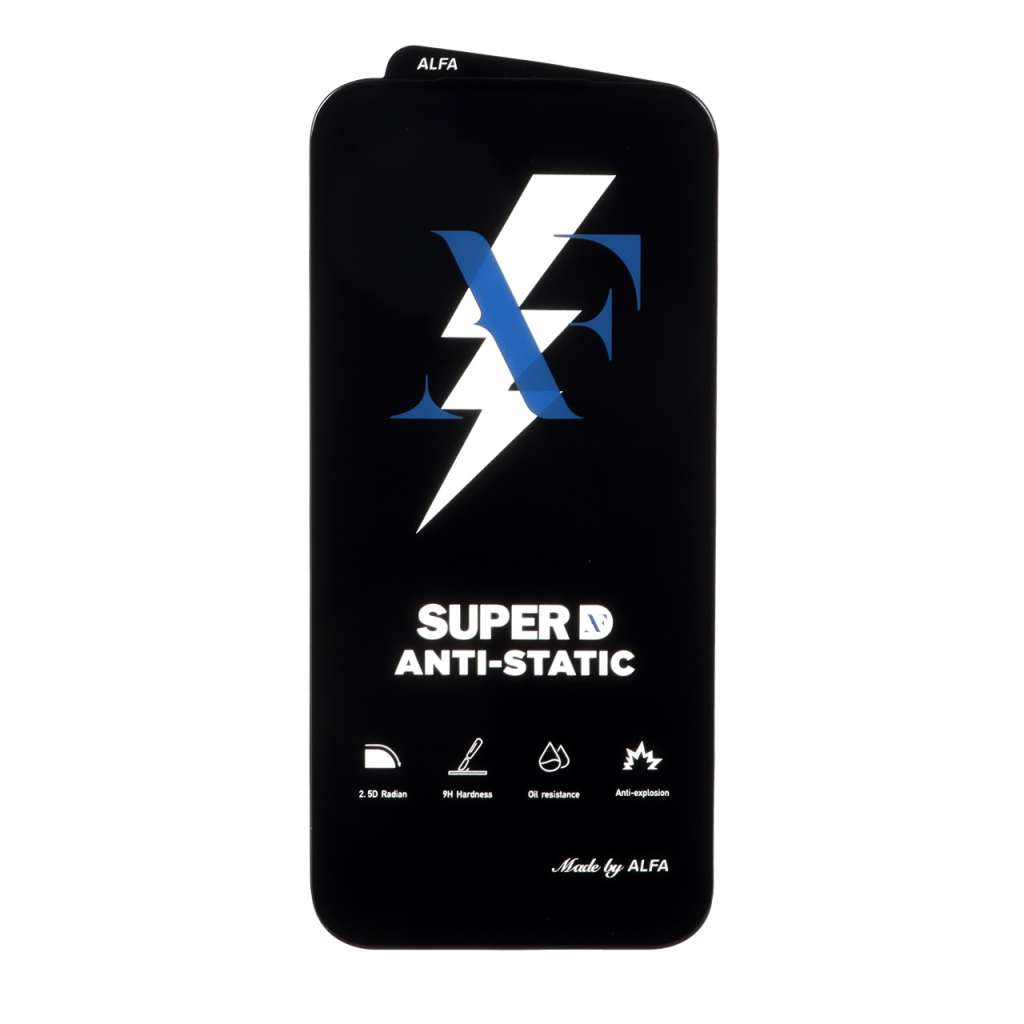 محافظ صفحه نمایش شیشه ای Super D Anti Static ALFA مدل Apple iPhone 17 Pro Max