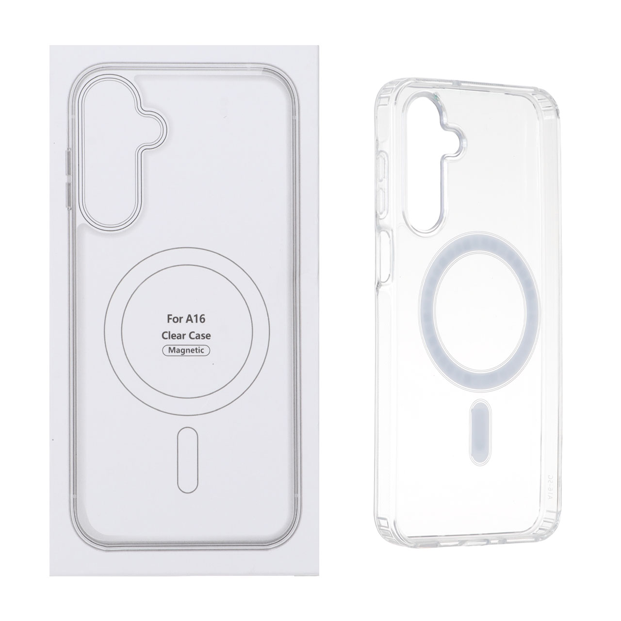 قاب شفاف Samsung Galaxy A16 با قابلیت شارژ NTC - MagSafe (پک دار)