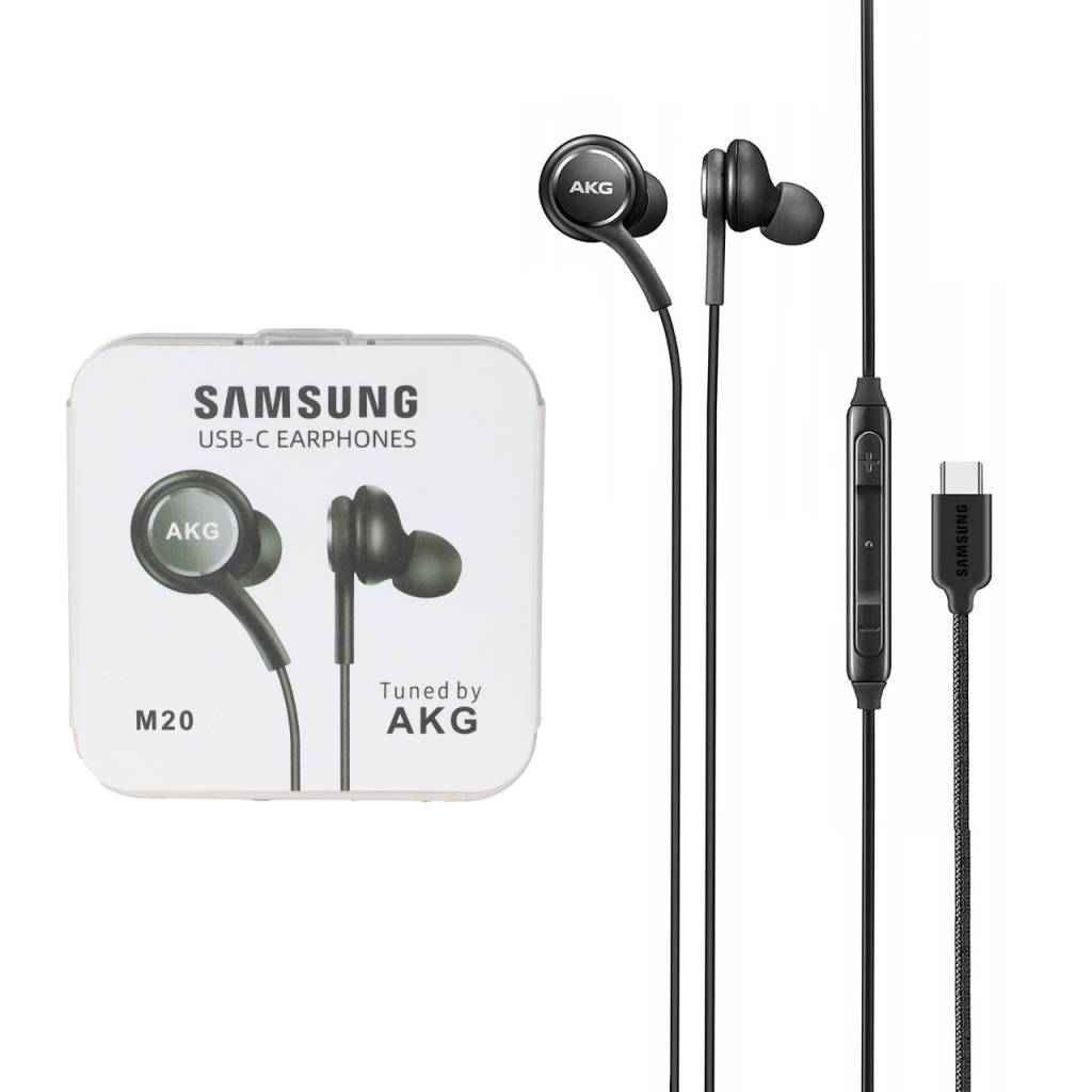 هندزفری با سیم با پورت Type-C سامسونگ مدل M20 AKG - مشکی - DST (گارانتی شش ماهه)