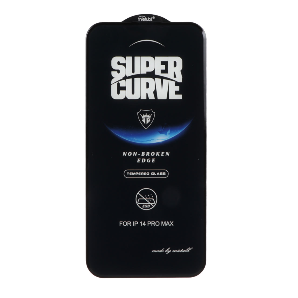 محافظ صفحه نمایش شیشه ای Full Cover ESD SUPER CURVE Mietubl مدل NTC - Apple iPhone 14 pro max