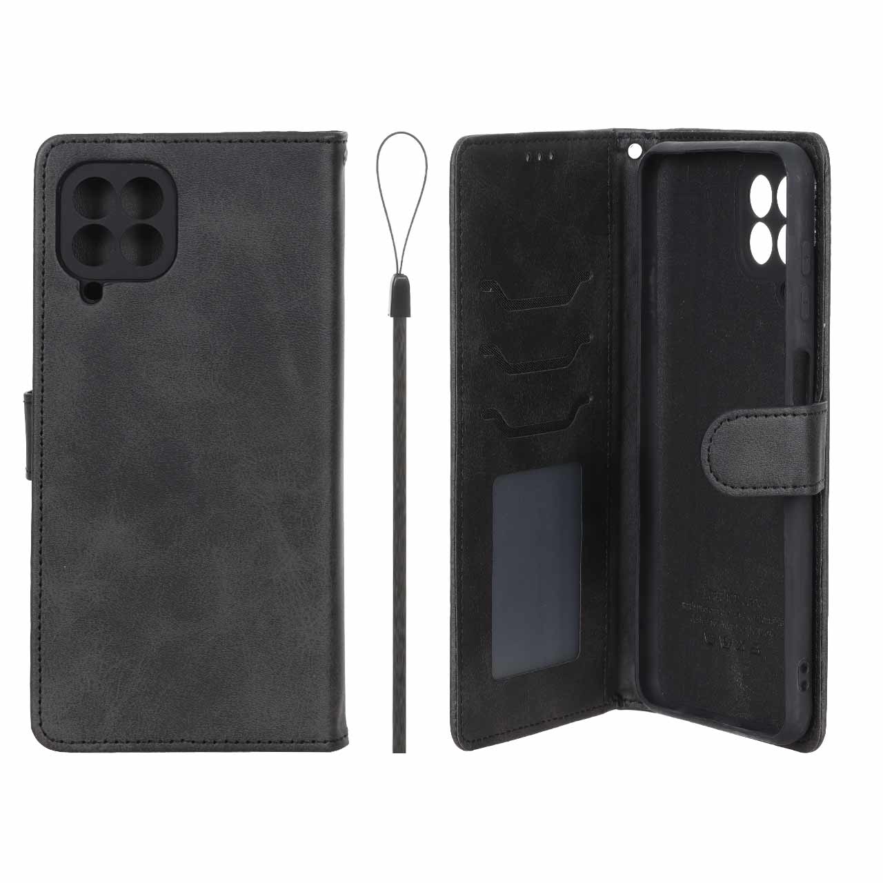 کیف موبایل مگنتی درجه یک داخل خز MNC Plus مدل Samsung Galaxy M33 5G - مشکی